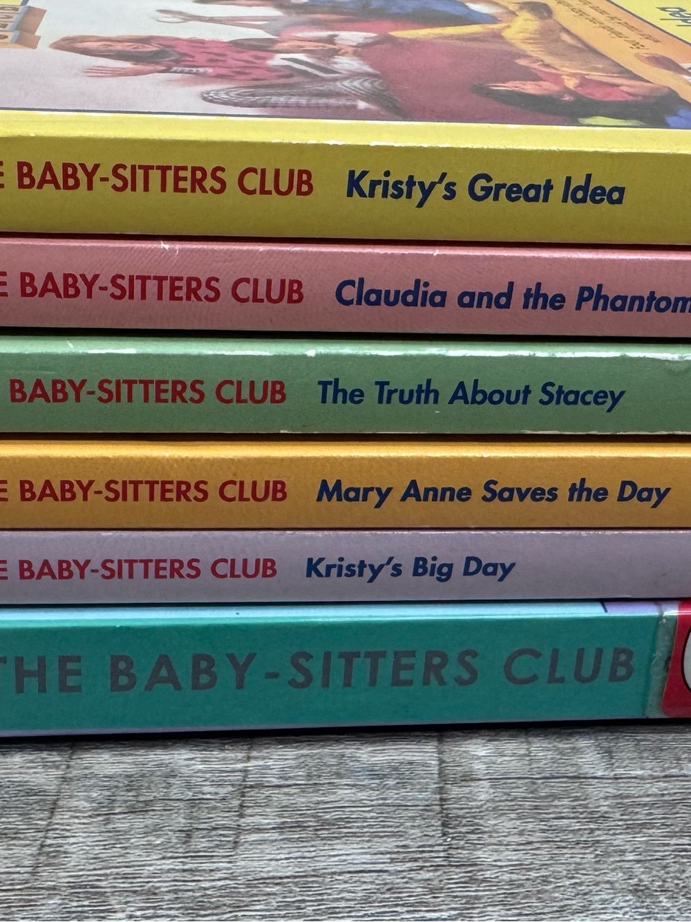 Baby-Sitters Club Lot of 6: Vintage Apple Fiction + Graphic Novel #9